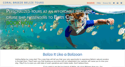 Desktop Screenshot of coralbreezetours.com